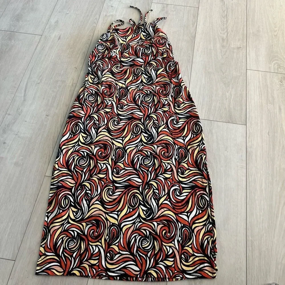Free People Moonless night combination midi dress size L